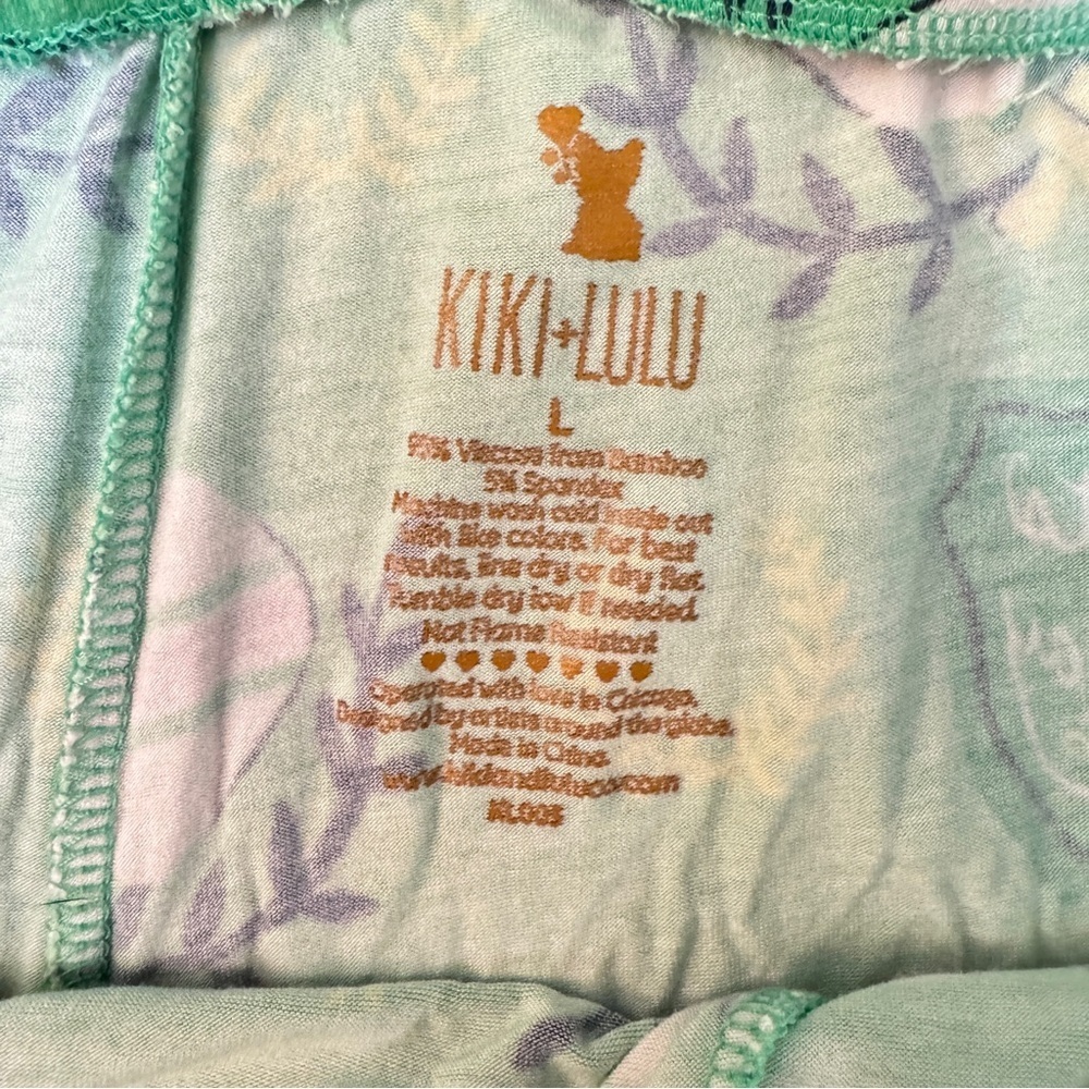 KIKI+ LULU Women's Pajama Set, In A Pickle (Ball), soft bamboo, pickleball Sz L‌ - Picture 6 of 8